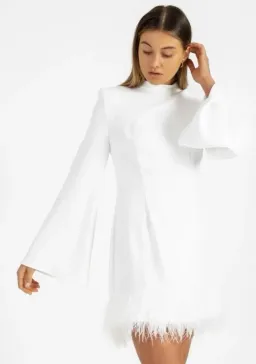 Elliatt Aniyah Dress White Size 10 for rent on The Volte - image 3