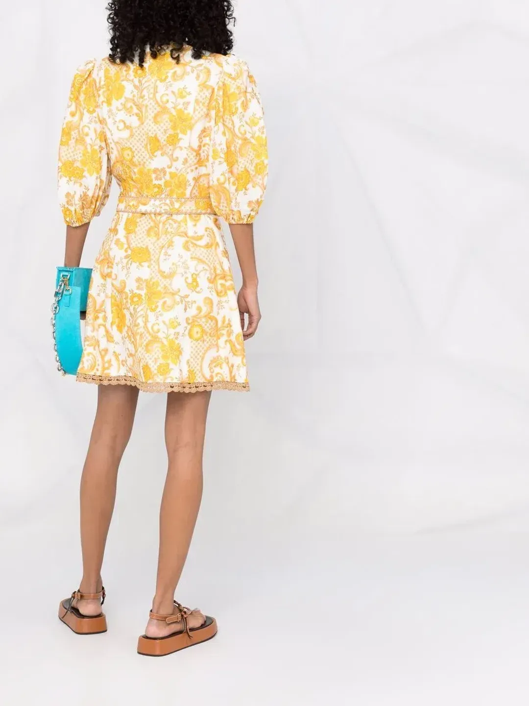 Zimmermann Postcard Mini Dress Print Size 3/ AU 14 for rent on The Volte - main image