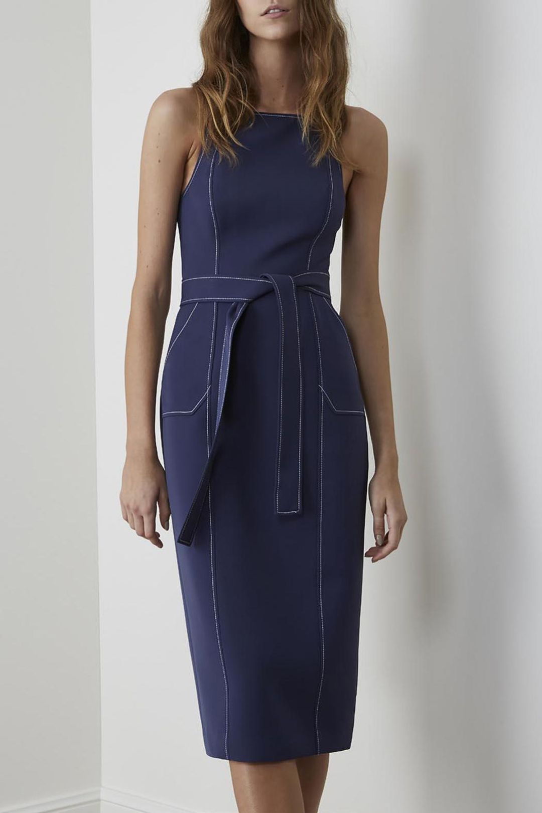 C/MEO Collective Talk That Dress Navy Size 6 for rent on The Volte - main image