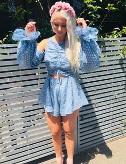 Alice McCall Did It Again Playsuit in Blue Size 10 for rent on The Volte - image 4