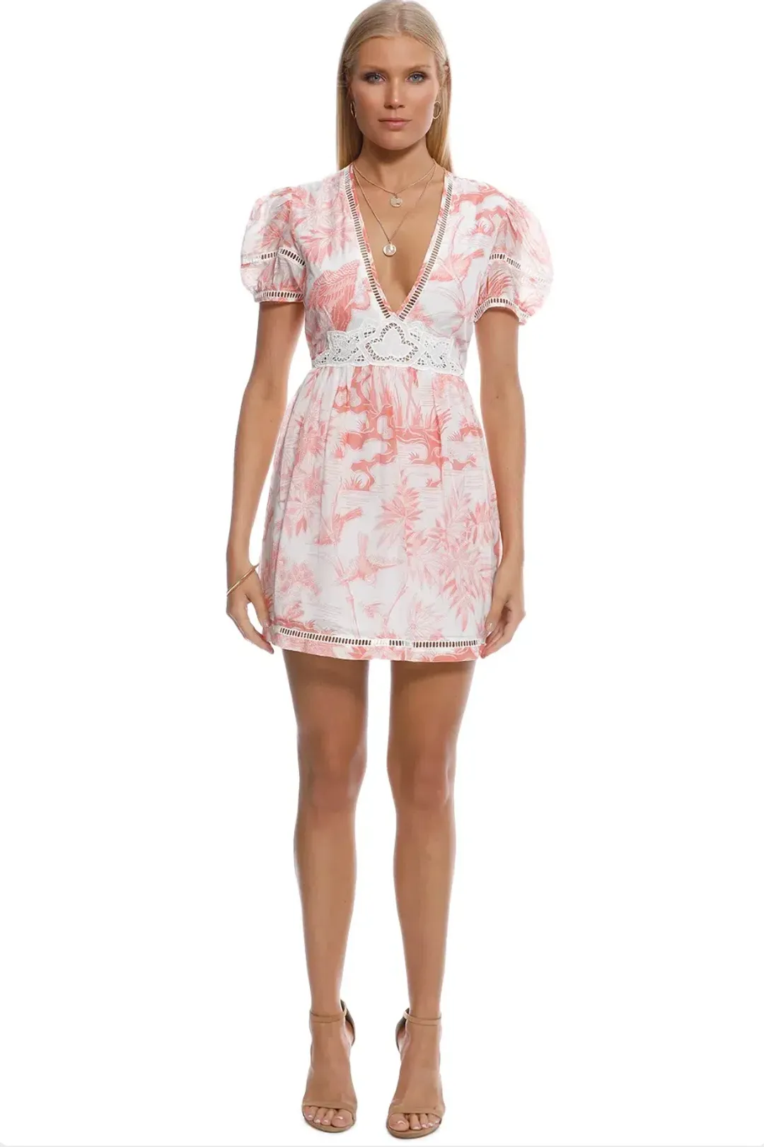 Alice McCall Don't Wait Dress Blush Size 6  for rent on The Volte - main image