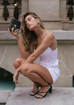 Silk Hour Naomi Dress White Size 6 for rent on The Volte - image 6