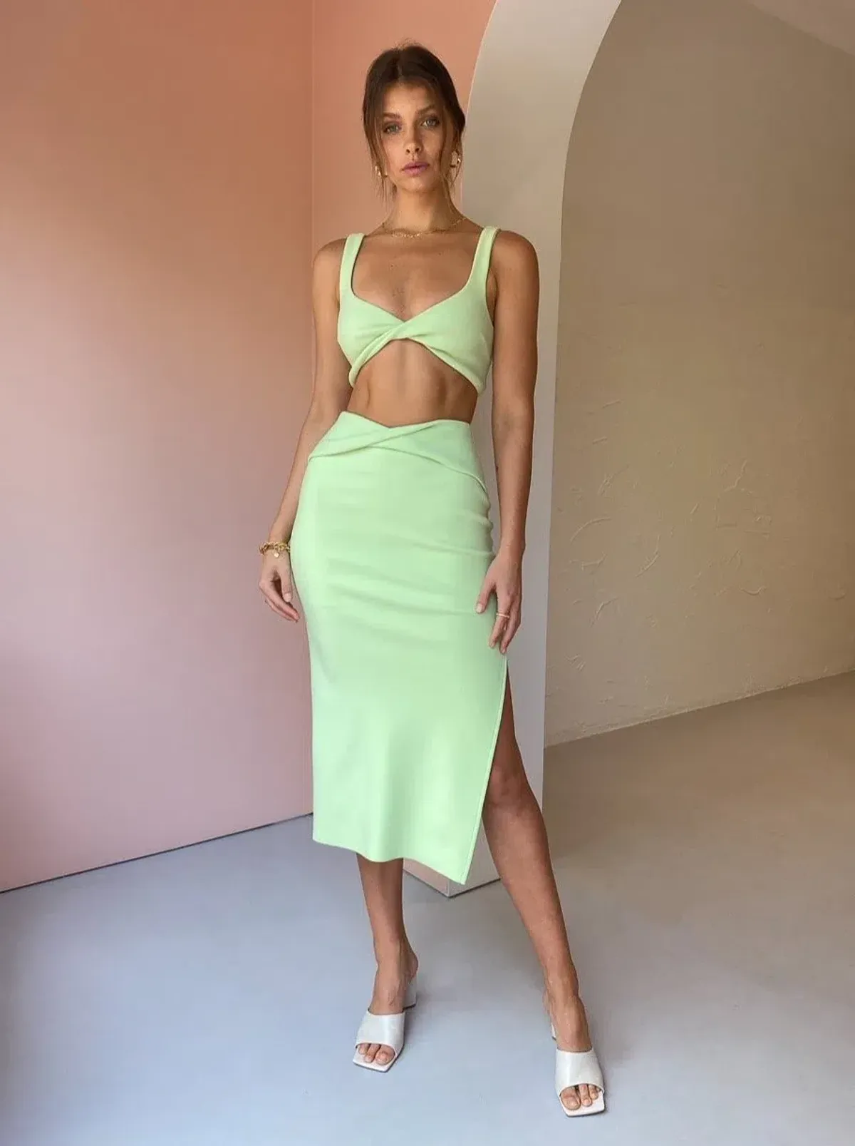 Bec & Bridge Clover Set Green Size 6 for rent on The Volte - main image