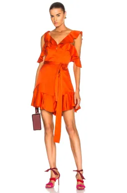 Zimmermann V Mini Dress Jaffa Size 0 / AU 8 for rent on The Volte - image 4