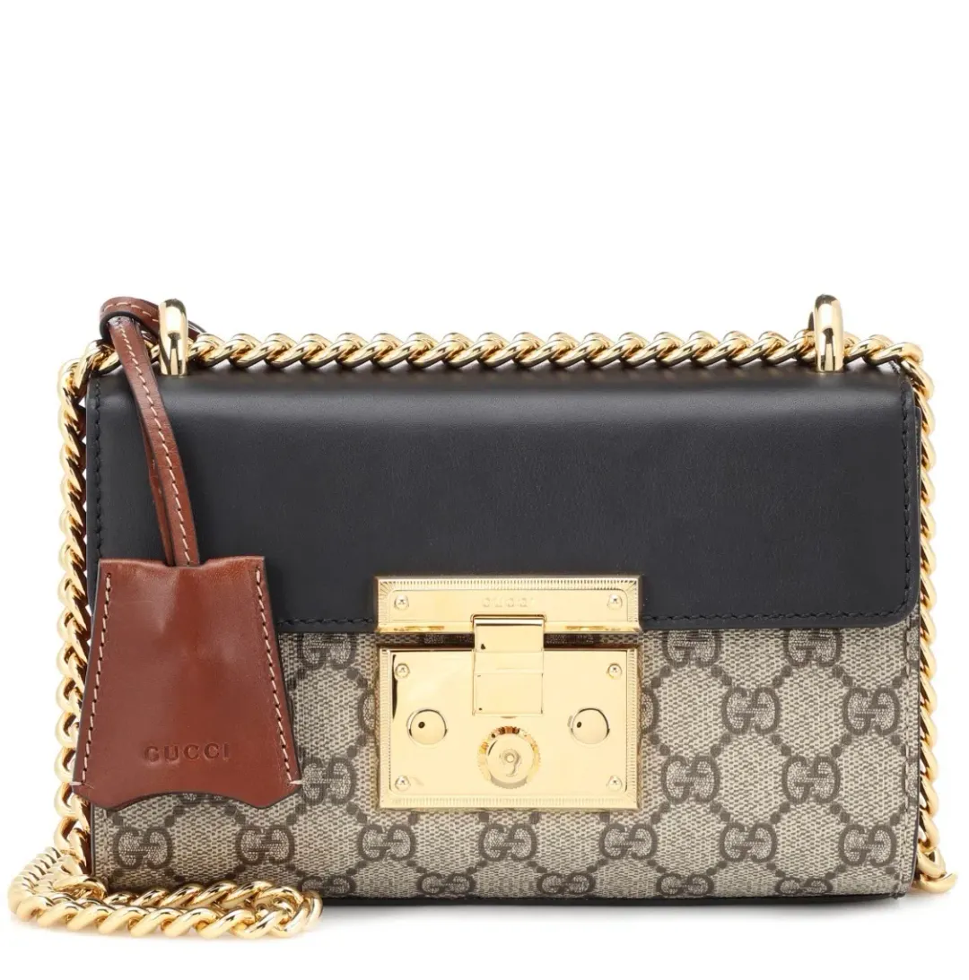 Gucci Padlock GG Supreme Bag Beige/Ebony for rent on The Volte - main image