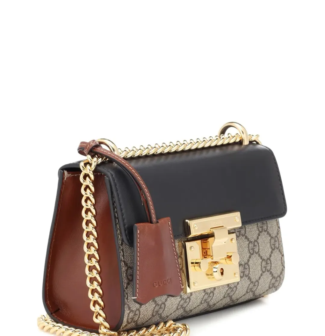 Gucci Padlock GG Supreme Bag Beige/Ebony for rent on The Volte - main image