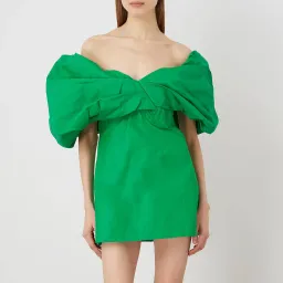 Rachel Gilbert Xavier Mini Dress Green Size 3 / AU 12 for rent on The Volte - image 3