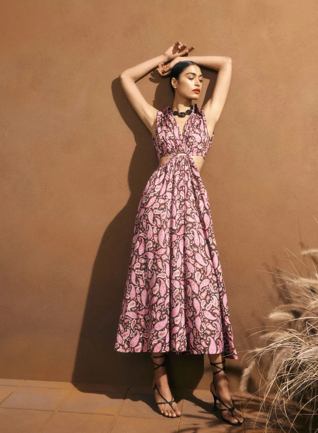 Scanlan Theodore Cotton Paisley Ring Dress Print Size 8  for rent on The Volte - main image