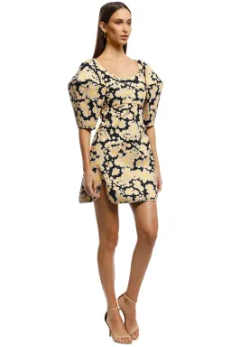 Ellery Deliberate Distance Cone Dress Print Size 10  for rent on The Volte - image 3