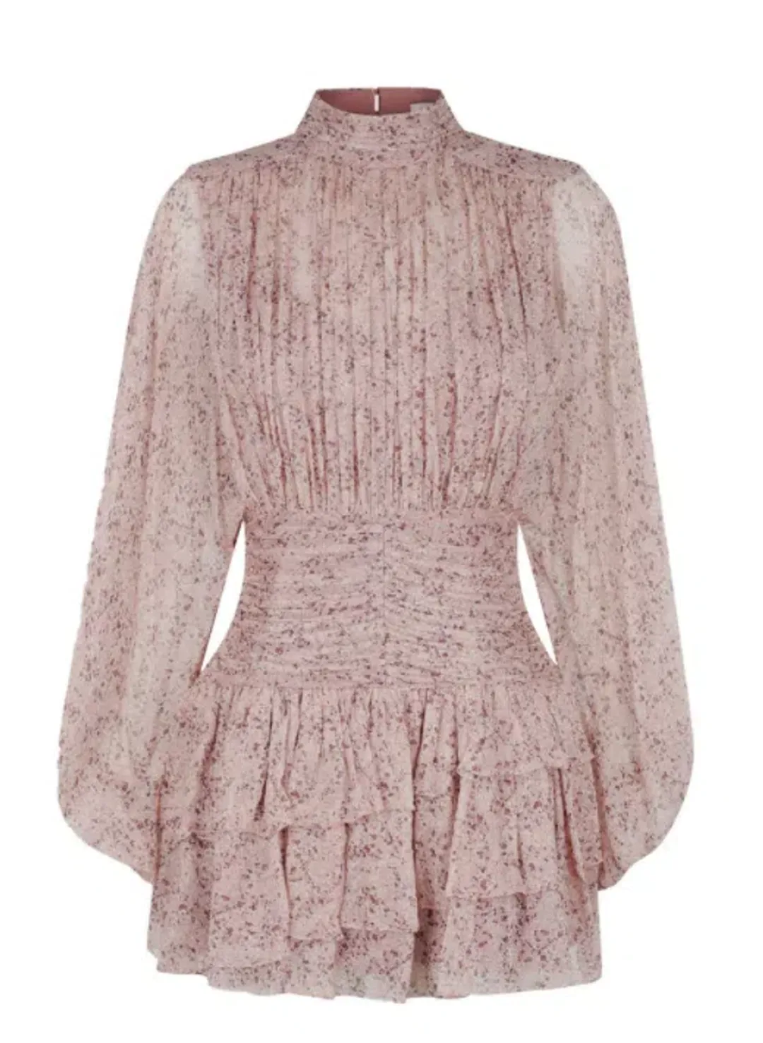 Shona Joy Paulette Mini Dress Rise Dust Size 8 for rent on The Volte - main image