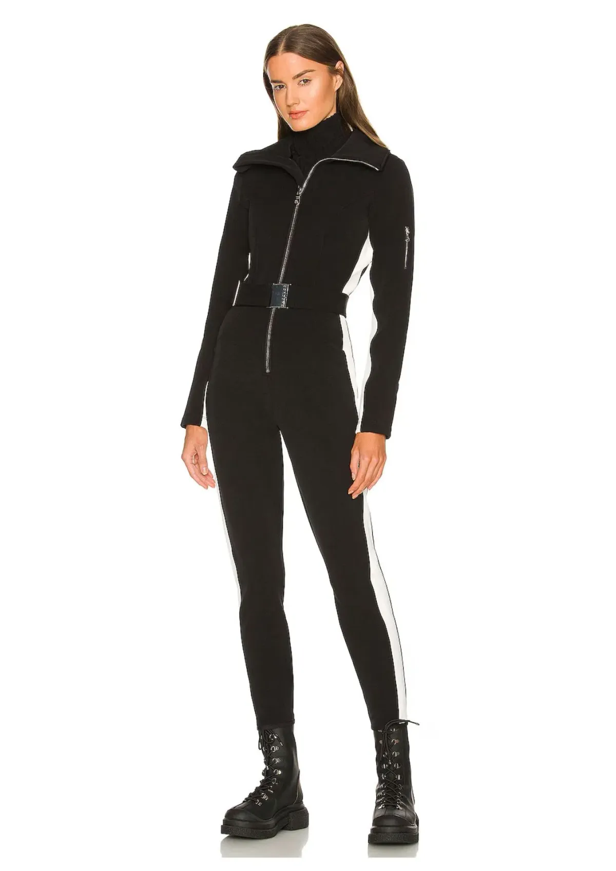 Cordova Striped Signature Ski Suit Onyx Size 8 for rent on The Volte - main image