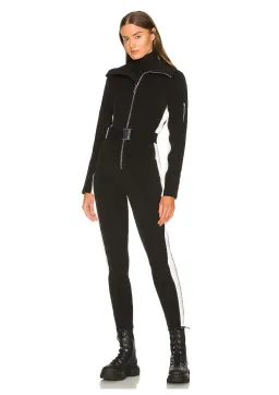 Cordova Striped Signature Ski Suit Onyx Size 8 for rent on The Volte - image 1