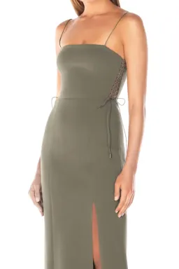 Misha Desiree Dress Green Size 10  for rent on The Volte - image 3