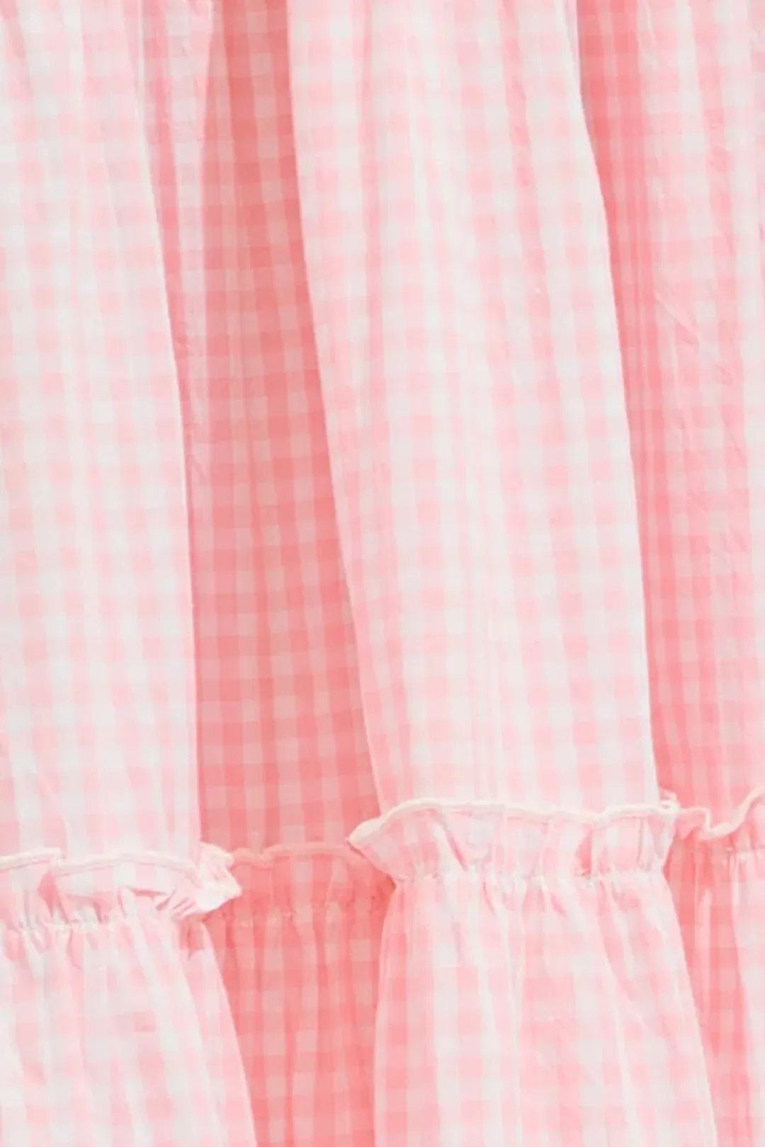 Steele Lyla Dress in Blush Check Print Size M  for rent on The Volte - main image