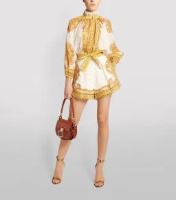 Zimmermann Bells Paisley Blouse & Short Set Print Size 1 for rent on The Volte - image 1