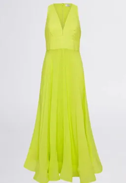 Sheike Audrey Dress Yellow Green Size 8 for rent on The Volte - image 3
