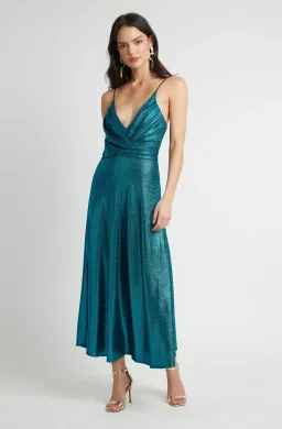 Sheike Jackpot Dress Blue Green Size 8 for rent on The Volte - image 1