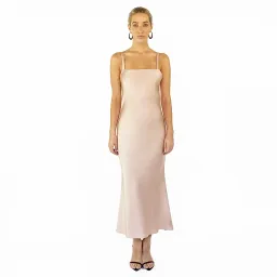Hexie Official Ivy Slip Dress in Oyster White Size 8 for rent on The Volte - image 1