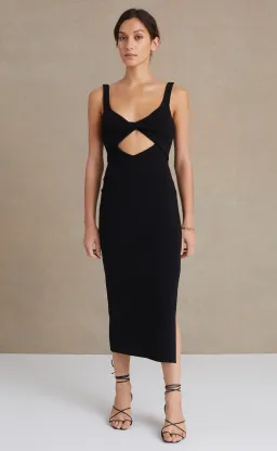 Bec & Bridge Joelle Midi Dress in Black Size 8 for rent on The Volte - image 4