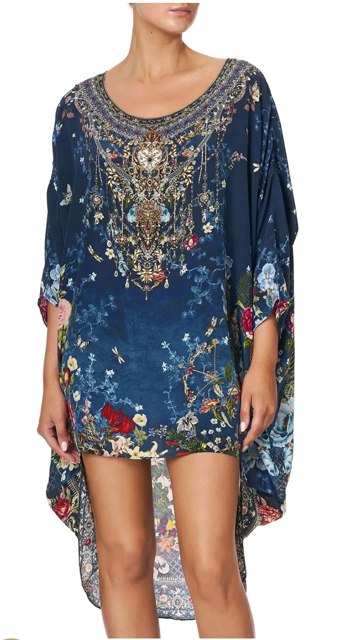 Camilla Dreams of Midsummer Scoop Back Hem Dress Print Size XS for rent on The Volte - main image