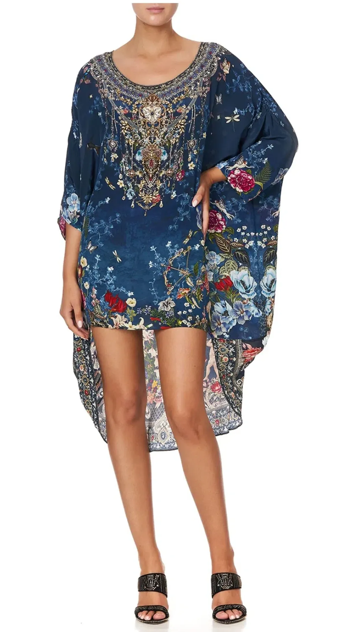 Camilla Dreams of Midsummer Scoop Back Hem Dress Print Size XS for rent on The Volte - main image