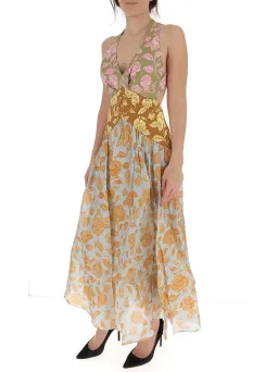 Zimmermann Lovestruck V Neck Midi Dress Print Size 0 for rent on The Volte - image 1