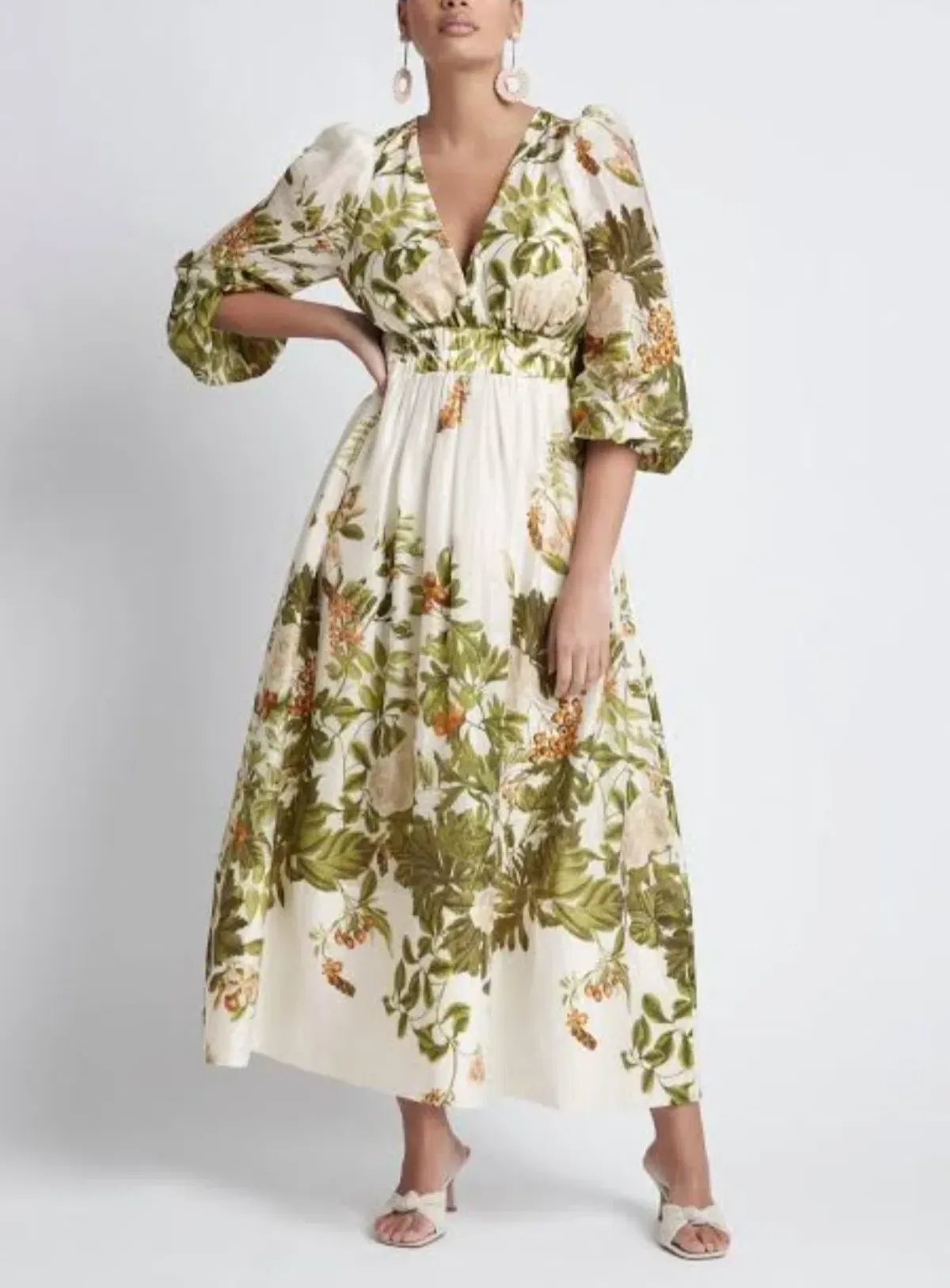 Sheike Garden of Eden Maxi Dress Print Size 14  for rent on The Volte - main image