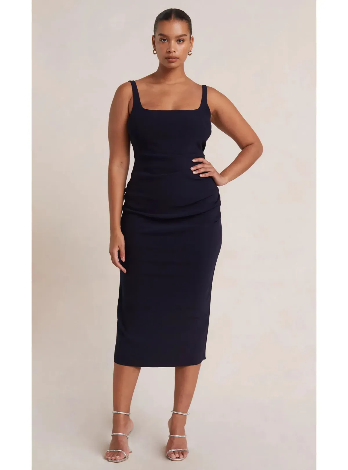 Bec & Bridge Be Mine Square Neck Dress in Black Size AU 6  for rent on The Volte - main image