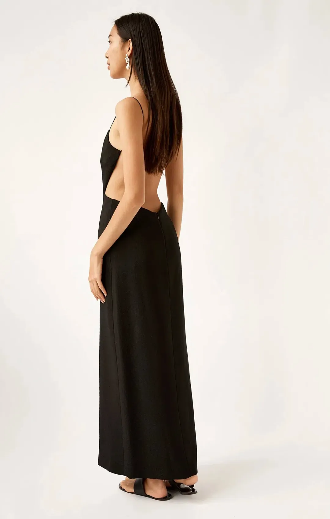 Christopher Esber Redux Dress Black Size 8  for rent on The Volte - main image