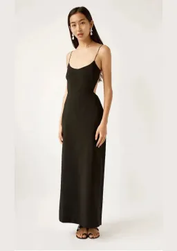 Christopher Esber Redux Dress Black Size 8  for rent on The Volte - image 1