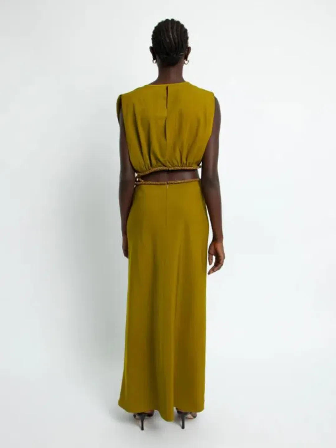 Christopher Esber Crystal Interweave Dress Size 8  for rent on The Volte - main image