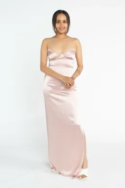 Natalie Rolt Scarlett Gown Dusty Pink Size 0 / AU 6 for rent on The Volte - image 3