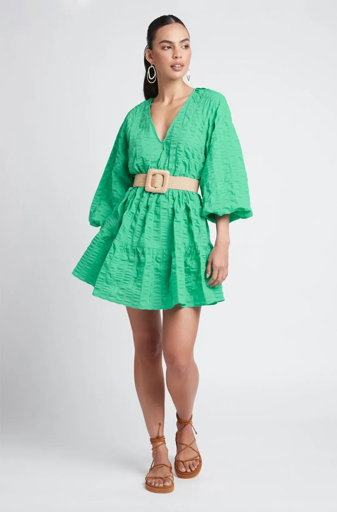 Sheike Eden Dress Green Size 8 for rent on The Volte - main image