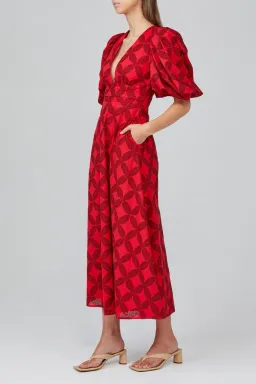 Acler Hamilton Dress Red Size 14 for rent on The Volte - image 2