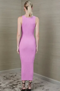 Bec & Bridge White Water Midi Dress Bubblegum Pink Size 8 for rent on The Volte - image 2