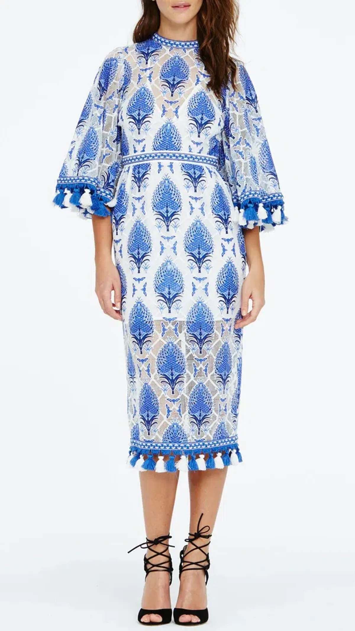 Alice McCall Memphis Palm Burnout Dress Print Size 8 for rent on The Volte - main image