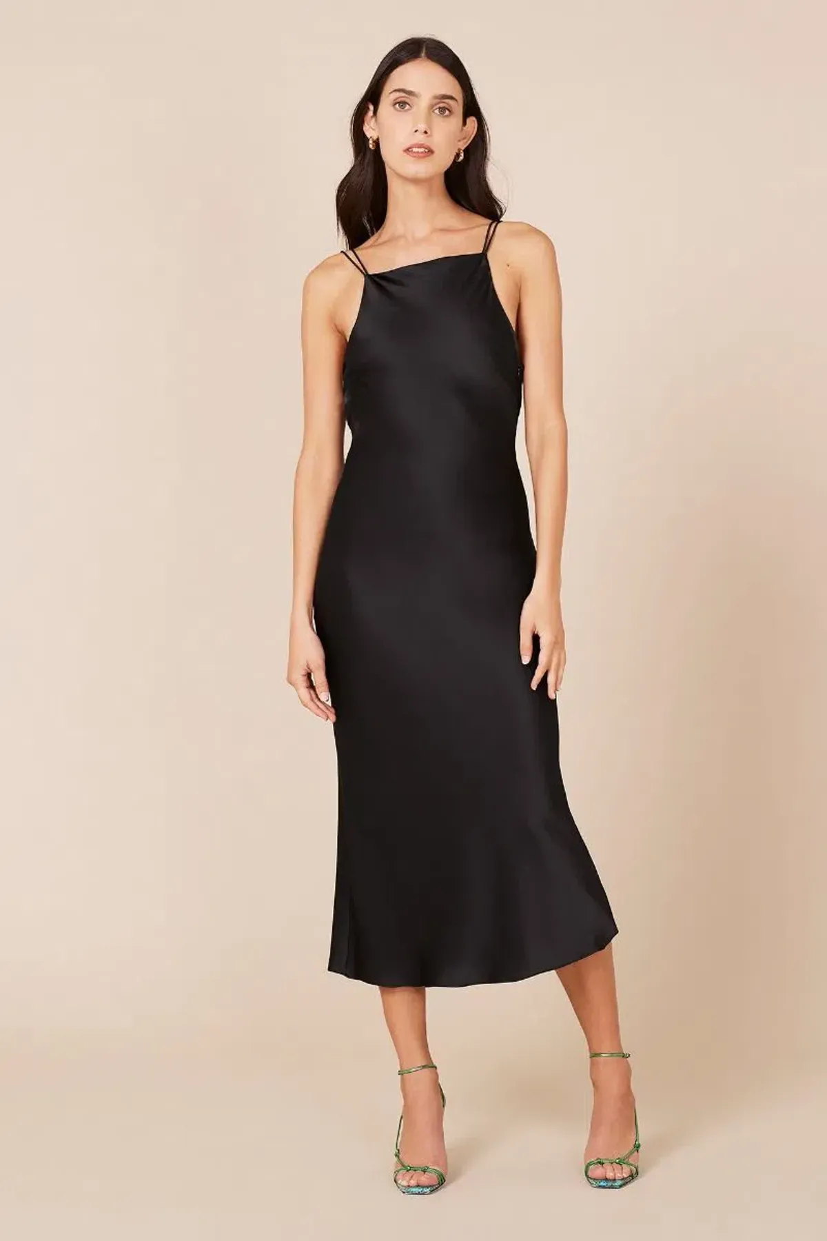 Camilla and Marc Antonelli Backless Dress Black Size 10 for rent on The Volte - main image