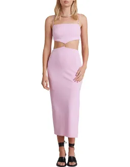 Bec & Bridge Alba Cut Out Midi Dress Pink Size 10 for rent on The Volte - image 1