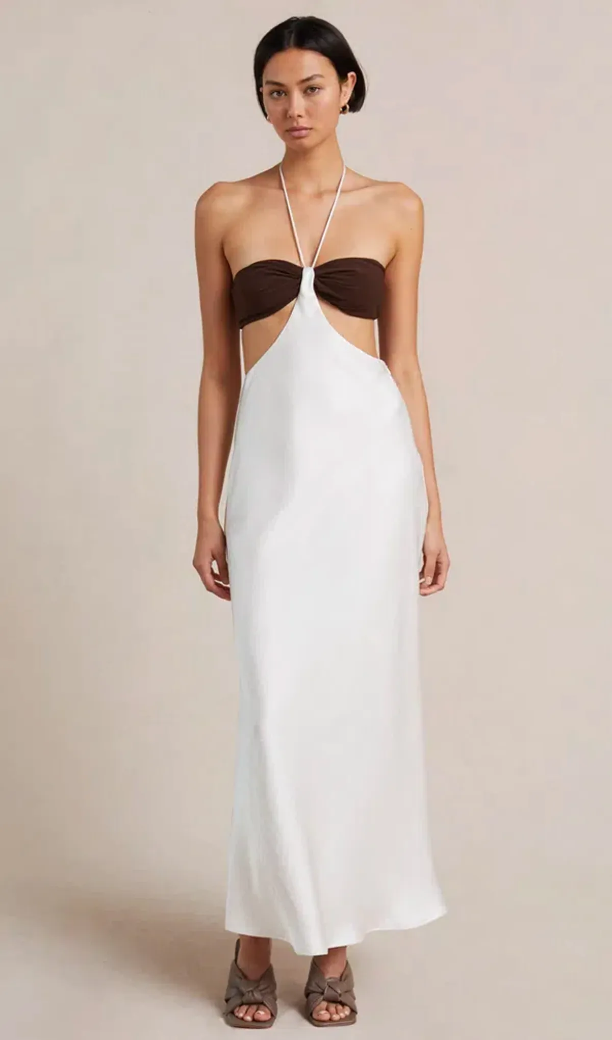 Bec & Bridge Nadia Cut Out Dress White Size 6 for rent on The Volte - main image