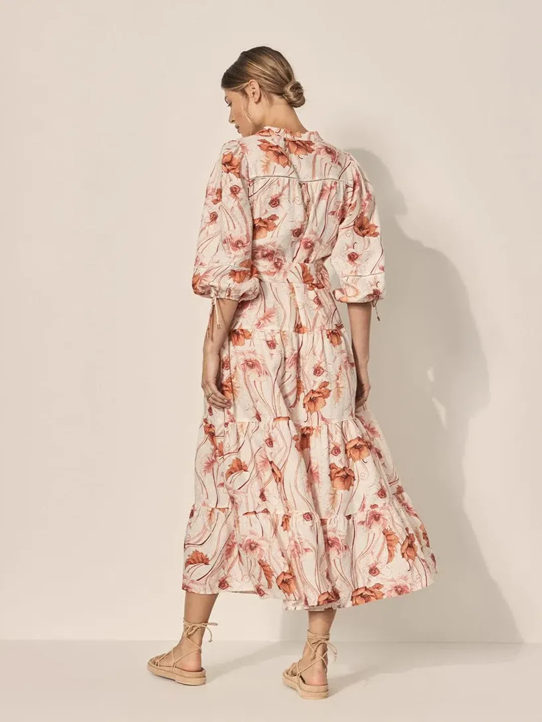 Kivari Penny Maxi Dress Print Size 12 for rent on The Volte - main image