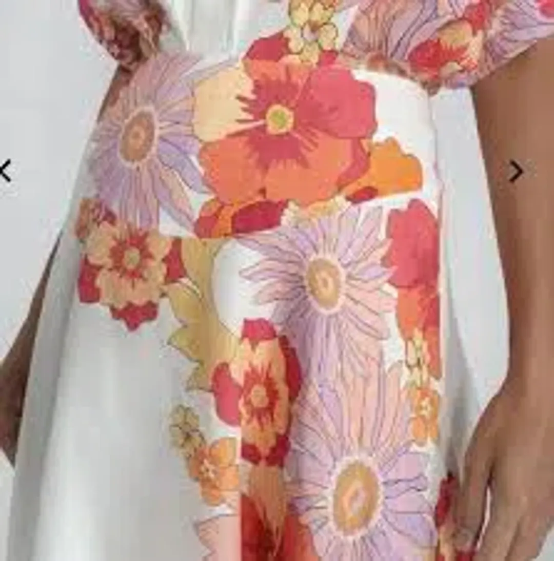 Alemais Calista relaxed shirt & Circle Skirt Print Size 14 for rent on The Volte - main image