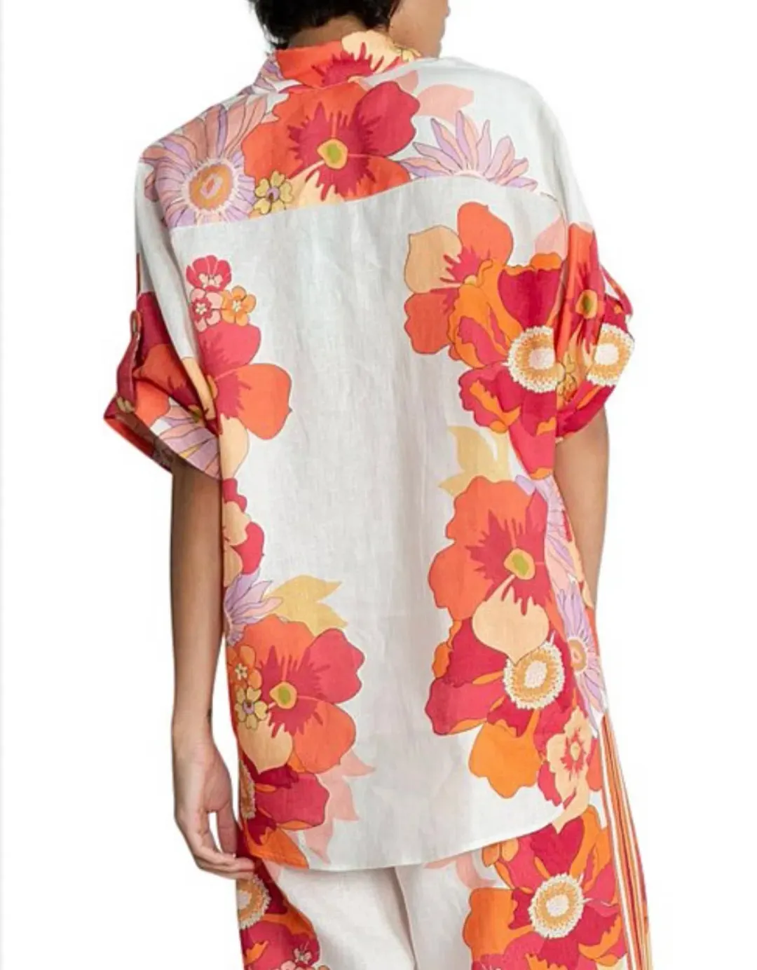 Alemais Calista relaxed shirt & Circle Skirt Print Size 14 for rent on The Volte - main image