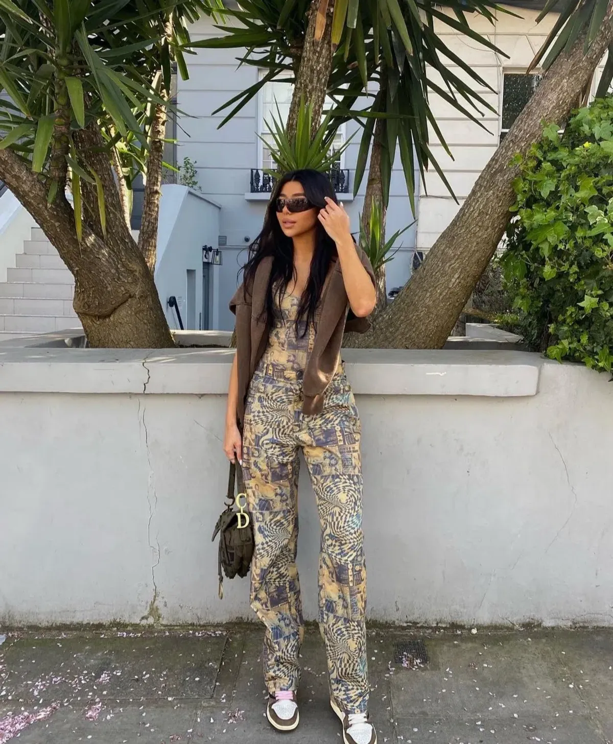 Miaou leia Corset and Fargo Pant Set in Wanted Size 6  for rent on The Volte - main image