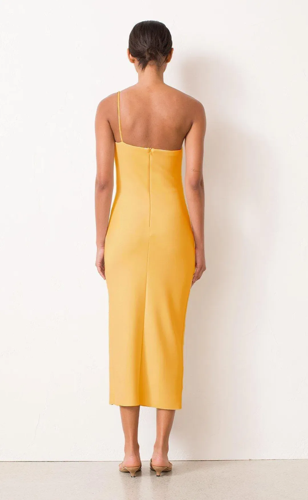 Bec & Bridge Raphaela Midi Dress Yellow Size 6 for rent on The Volte - main image