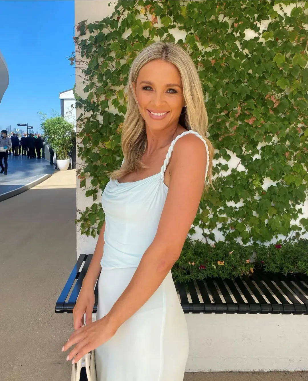 Dion Lee Rope Drape Dress Blue Size 8 for rent on The Volte - main image