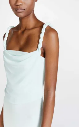 Dion Lee Rope Drape Dress Blue Size 8 for rent on The Volte - image 3