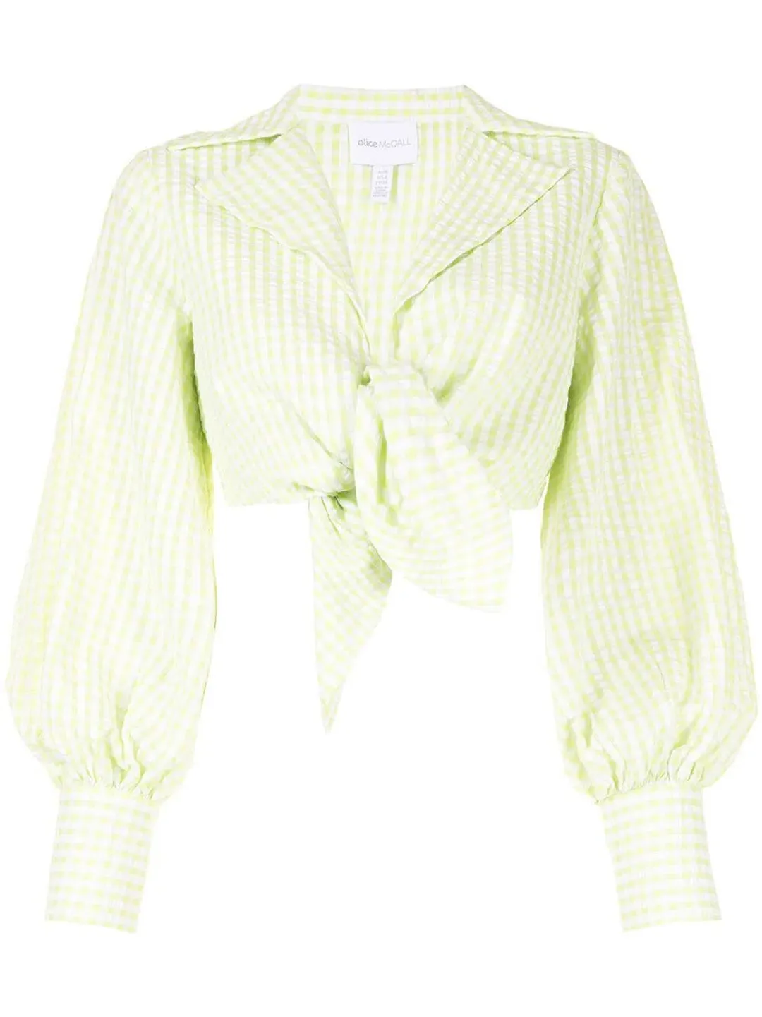 Alice McCall Her Story Top Green Size 8 for rent on The Volte - main image