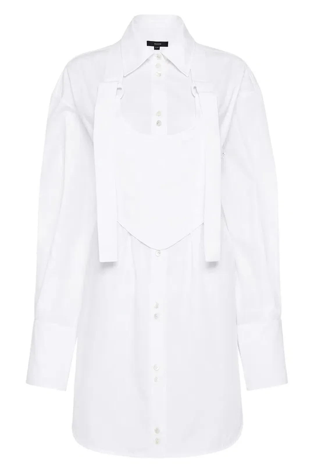 Ellery Godwin Shirt Dress White Size 6 for rent on The Volte - main image