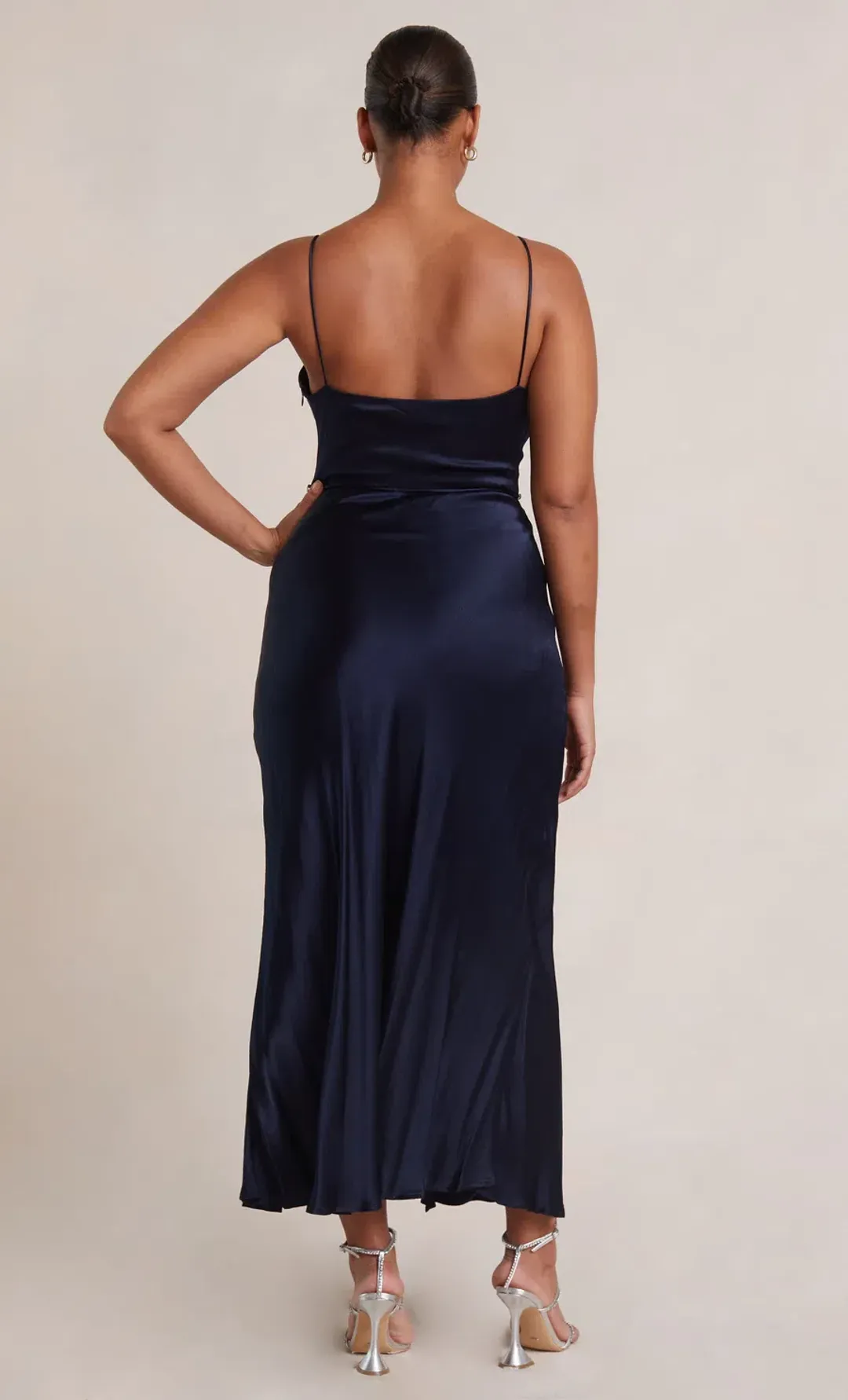 Bec and Bridge Moon dance Midi Dress Navy Size 12 for rent on The Volte - main image
