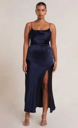 Bec and Bridge Moon dance Midi Dress Navy Size 12 for rent on The Volte - image 1